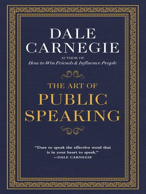 cover image of The Art of Public Speaking